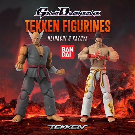 Tekken Heihachi Kazuya Mishima Game Dimensions Da Bandai Itakon It