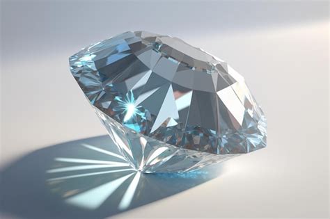 Diamante Brillante Gemas Deslumbrantes Arte Generativo Ai Joyas De