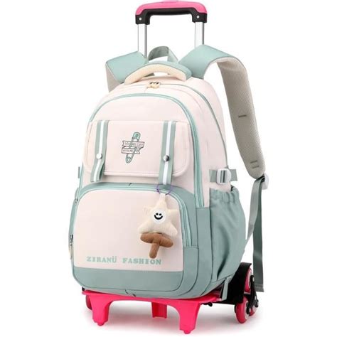 Cartable A Roulette Fille Grande Sac Dos Roulettes Cartable Fille