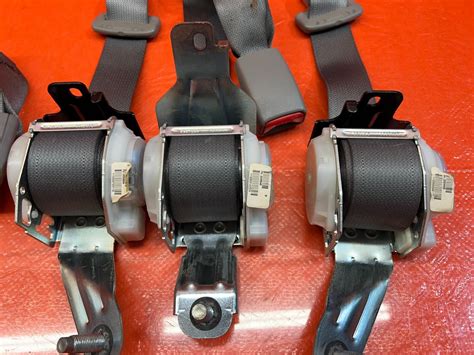 08 12 Honda Accord Sedan Rear Seat Belt Set Left And Right Seat Belts Gray Oem 174 Ebay