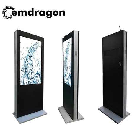 Big Lcd Ad Screen Inch Air Cooled Vertical Screen Floor Outdoor