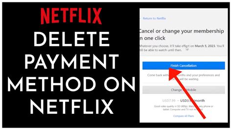 How To Delete Payment Method On Netflix 2023 Remove Payment Method On