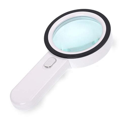 Magnifying Glass 20X, Magnifier with Light, LED Illuminated Handheld ...