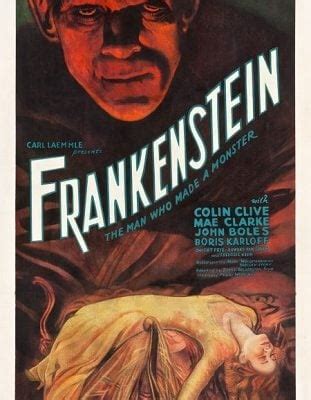 Frankenstein 1931 Movie Poster Posters Prints Home Décor