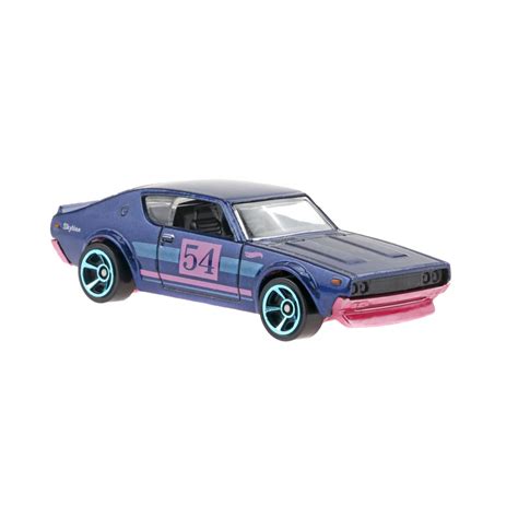 Carrinho Colecionável Hot Wheels Nissan Skyline GT R Mattel Pérola e cromo Edição de