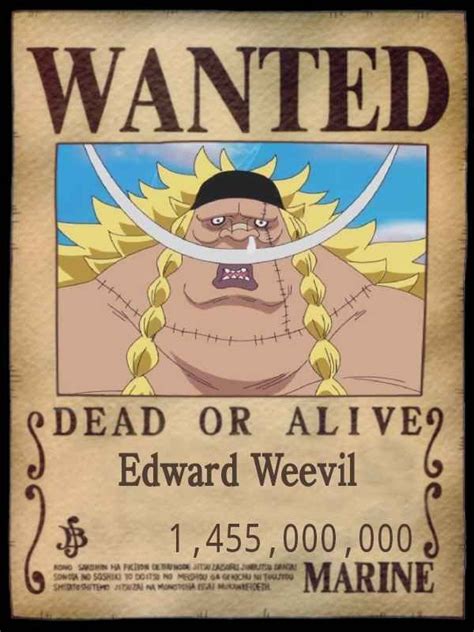 Whitebeards Son Edward Weevil Ван Пис One Piece {rus} Amino