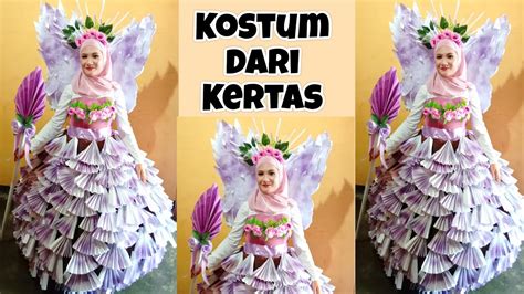 Membuat Gaun Dari Kertas Kostum Karnaval Dari Kertas YouTube