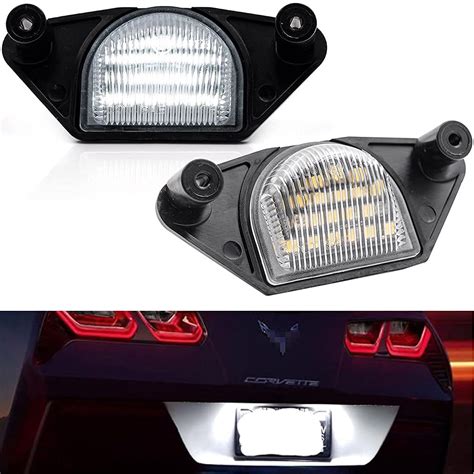 Buy Xenon White Led License Plate Lights For Chevrolet Corvette C C