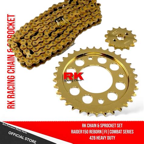 Rk Chain Sprocket Set Raider Reborn Fi Combat Series Gold