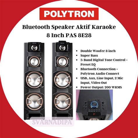 POLYTRON SPEAKER AKTIF PAS 8E28