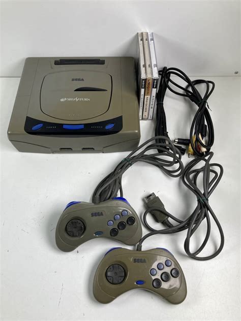 【傷や汚れあり】♪【中古】sega Saturn 本体 Hst 3210 ソフト まとめ セガサターン タクティクスオウガ ラングリッサー