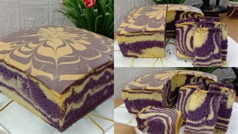 Cara Buat Cake Marble Vanila Keladi Resepi Anti Gagal By Lia