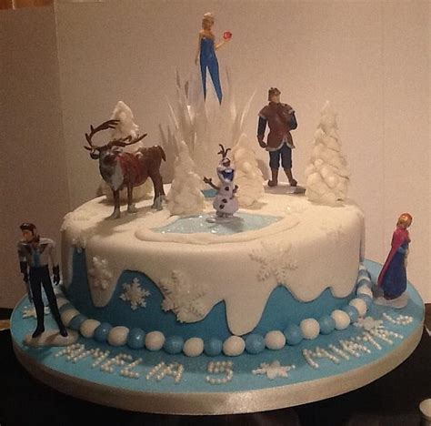 Disneys Frozen Cake Decorated Cake By Sugarnanna CakesDecor