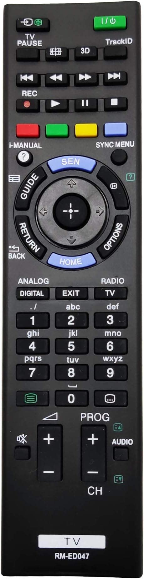 Amazon INTECHING RM ED047 TV Remote Control Replacement For Sony