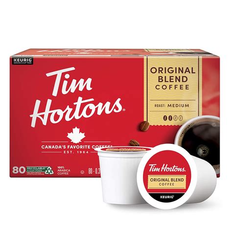 Amazon Tim Hortons Original Blend Medium Roast Coffee Single