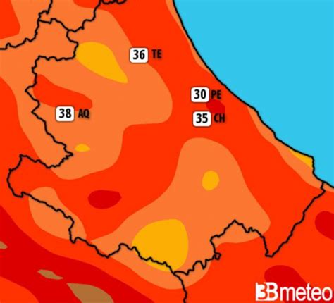 Meteo Abruzzo Nuova Ondata Di Caldo In Arrivo Temperature Fino A C