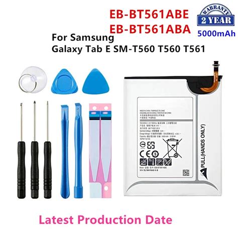 Brandneue Tablet EB BT561ABE EB BT561ABA 5000mah Batterie F R Samsung