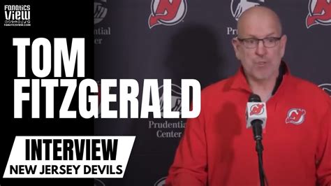 Tom Fitzgerald Breaks Down New Jersey Devils Free Agency Class Nhl