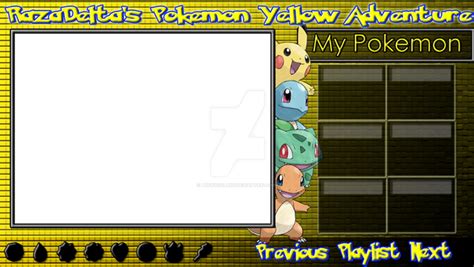 Pokemon Yellow Sidebar By Luckygalaxy On Deviantart