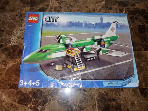 Lego City Cargo Plane 7734 Manual Only Retired Set 673419102421 Ebay