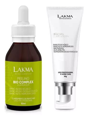 Lakma Peeling Bio Complex Clareador E Mascara Clareadora G