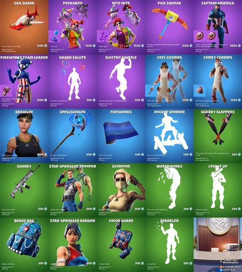 La Boutique Fortnite Du Juillet