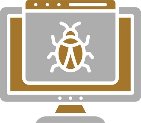 Computer Bug Icon Style 10657343 Vector Art At Vecteezy