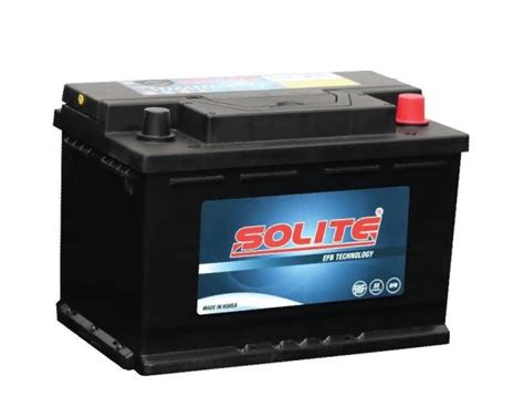 Battery SOLITE EFB70 EFB Enhanced Flooded Battery Type 12V 70Ah