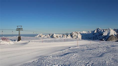 Bergbahnen Wildhaus Gamserrugg Mit Blick Zum S Ntis Und Schafberg