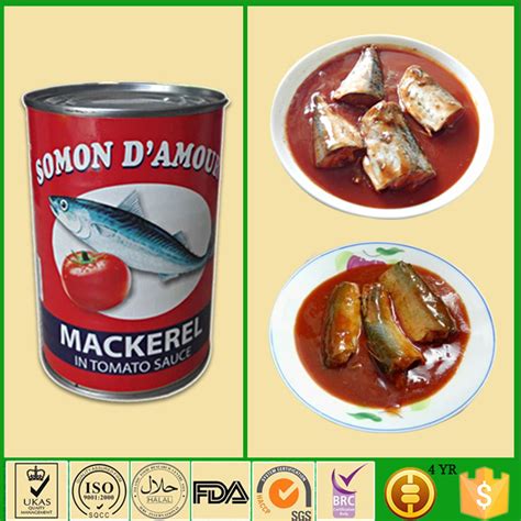 Chinese Canned Sardine Fish In Tomato Sauce Canned Mackerel In Brine