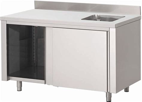 Table Armoire Inox Centrale Du Chef Vier P X H Mm Po