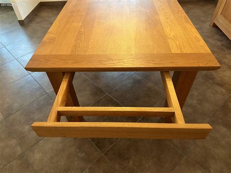 Table Manger En Bois De Ch Ne Massif Extensible Canton Vaud Anibis Ch