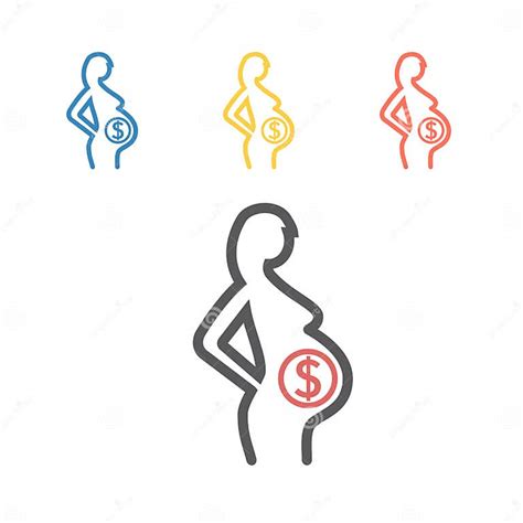 Icono De Línea De Alquiler De Vientres Señales Vectoriales Para