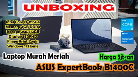 Laptop Spek Tinggi Harga Jt An Ii Asus Expertbook B C Ii Core I