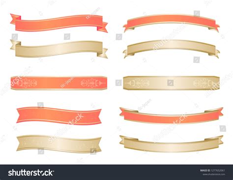 Ribbon Formal Set Stock Vector Royalty Free 1277652061 Shutterstock