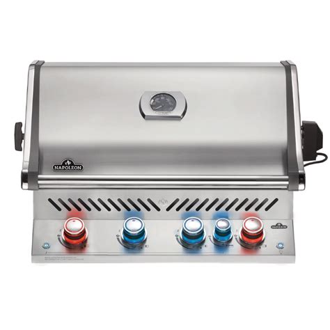 Napoleon Barbecue Gaz Prestige Pro 500 Acier Inox Encastrable Gaz Naturel