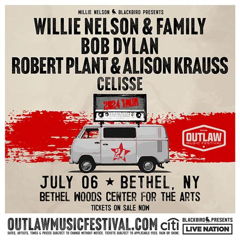 Win Tickets To Bethel Woods 2024 Outlaw Music Festival