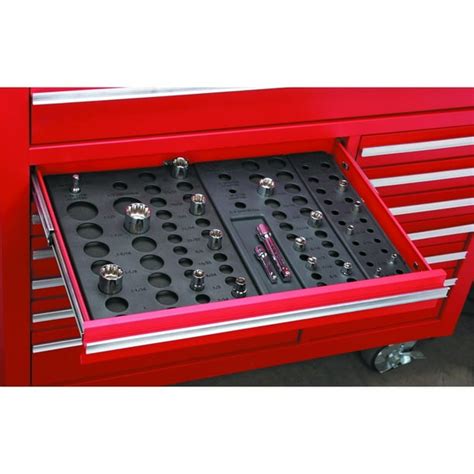 Plastic Socket Rack Drawer Organizer For Tool Box