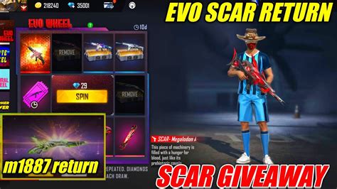 Evo Scar Return Free Fire M Return Free Fire Scar Giveaway And