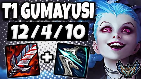 T1 Gumayusi Jinx Vs Ezreal ADC Patch 13 8 Korea Challenger YouTube