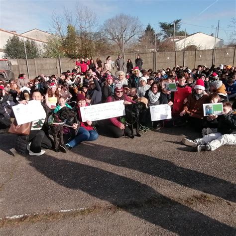 Libourne les élèves du collège Atget ont couru pour leur chien guide