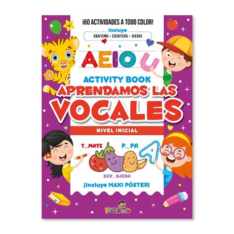 LIBRO PEDRITO ACTIVIDADES APRENDAMOS LAS VOCALES X 32 PGS