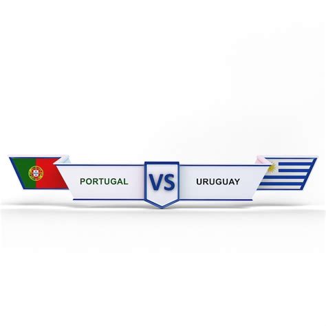 Premium PSD Uruguay Vs Portugal World Cup Match