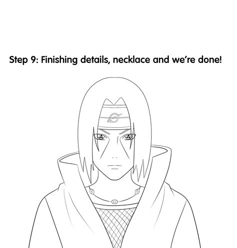 How To Draw Itachi Uchiha