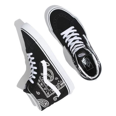 Vans Sk Hi Peace Paisley Black True White Vn A Jmjb E