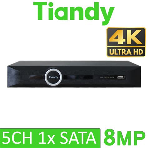 Tiandy Tc R I B P K V Channel Mp K Hdmi Vga Onvif H Poe