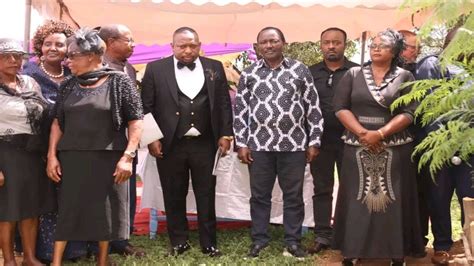 LIVE KALONZO MUSYOKA SEN SIFUNA AND EUGENE WAMALWA ATTENDS BURIAL OF