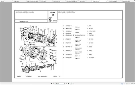 Landini Tractor Landpower Parts Catalog M Auto Repair