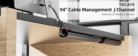 Yecaye In Cable Management Under Desk X In Desk Cord Cable