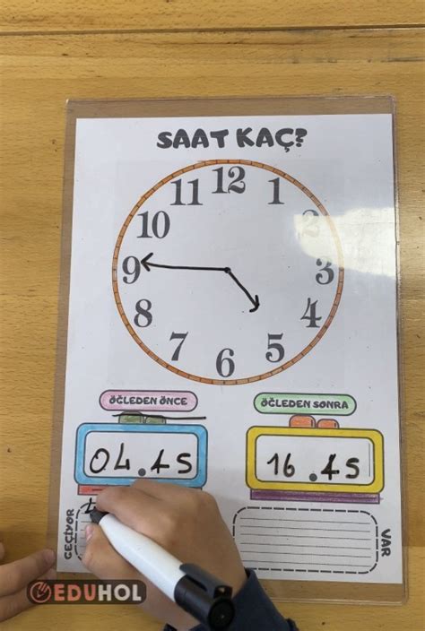 Yaz Sil Saat Eduhol Ders Videoları İzle Online Test Çöz Etkinlik İndir